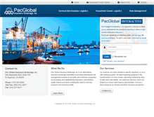 Tablet Screenshot of pacglobalins.com